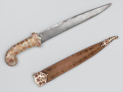 Khanjar die toebehoorde aan Tipu Sultan, genomen in Seringapatam, circa 1799 door Indian School