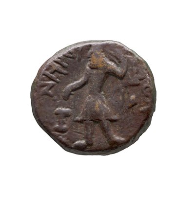 Kushan munt, AD 127-155 (koper) door Indian School