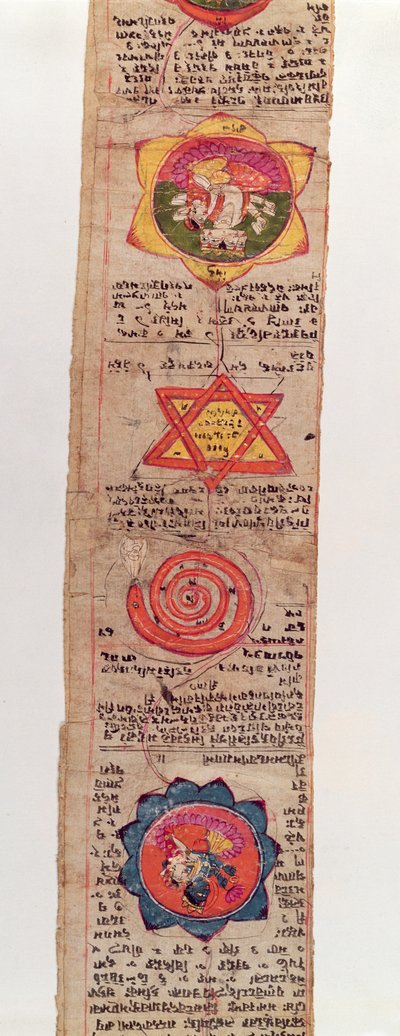 Ms Sanskrit 1804 Sanskriet medisch manuscript door Indian School