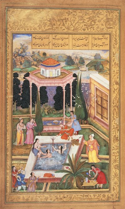 Meisjes baden, uit Nizami