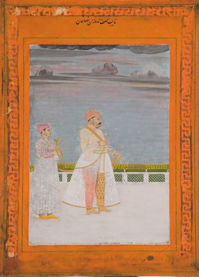 Portret van Mirza Husain Raza Khan, c.1780 door Indian School