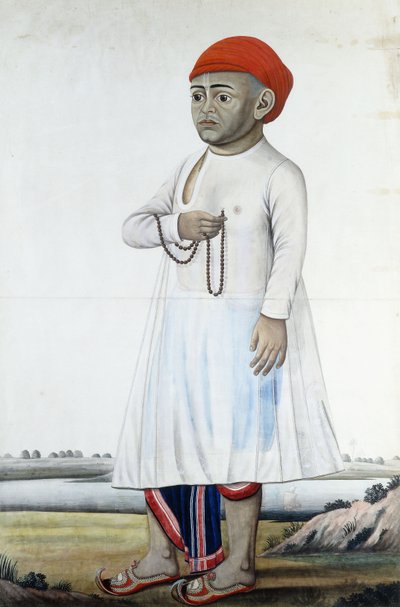 Portret van een notabele, c.1780-1790 door Indian School