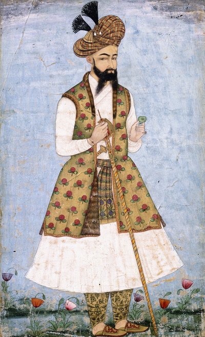Portret van een Perzische Dignitaris, c.1640-1660 door Indian School