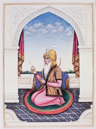 Ranjit Singh (1780-1839) Maharadja van Punjab door Indian School
