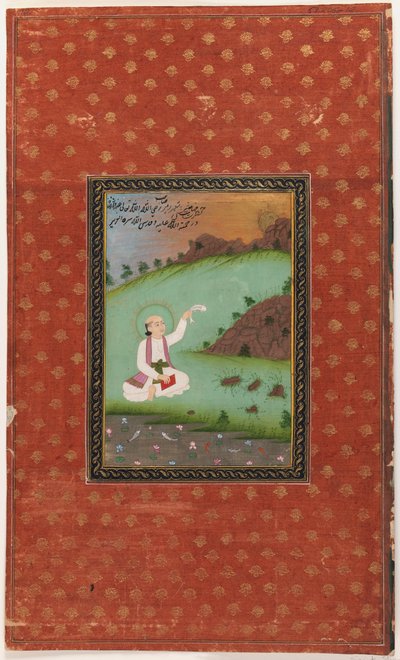 Heilige Shams-i Tabriz door Indian School