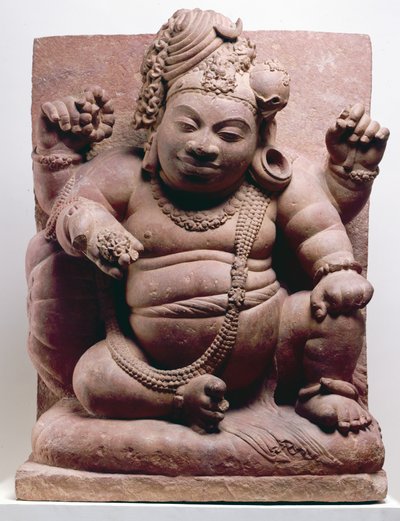 Siva als een Dwerg, Mansar cultuur, 500 AD door Indian School