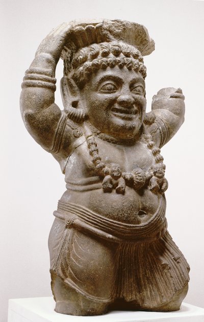 De Dwerg Yaksa, uit Grot 3 van de Pitalkhora Grotten, Maharashtra, 100 BC door Indian School