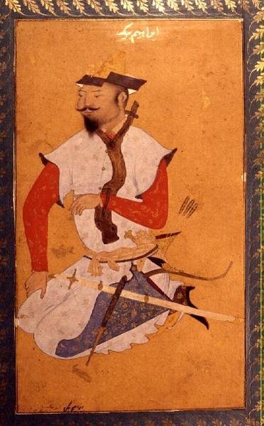 Turkoman gevangene, uit het grote Clive-album, 16e eeuw door Indian School