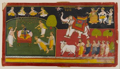 Ongeïdentificeerde scène, Aurangabad, c.1725 door Indian School