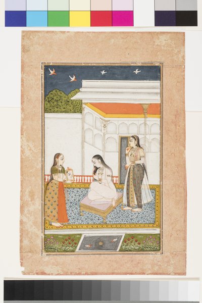 Vilaval Ragini van Hindol, c.1745 door Indian School