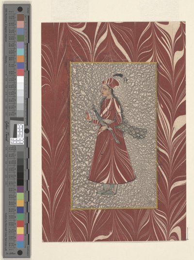 Vrouw met een pauw, Bijapur, c.1660 door Indian School
