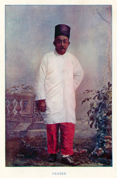 Indiase Inboorlingen: Parsee door Indian photographer