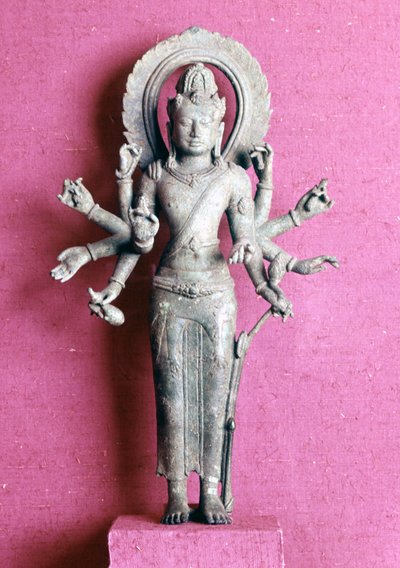Avalokitesvara.. Boeddhistische godheid. Beeldje uit Java - 8e eeuw v. Chr.. Parijs, Musée Guimet door Indonesian