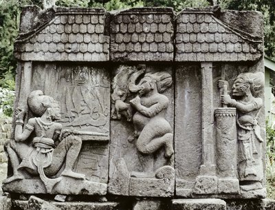 Smederij scène door Indonesian School