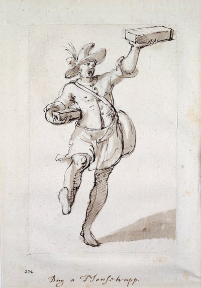Een verkoper van muizenvallen door Inigo Jones