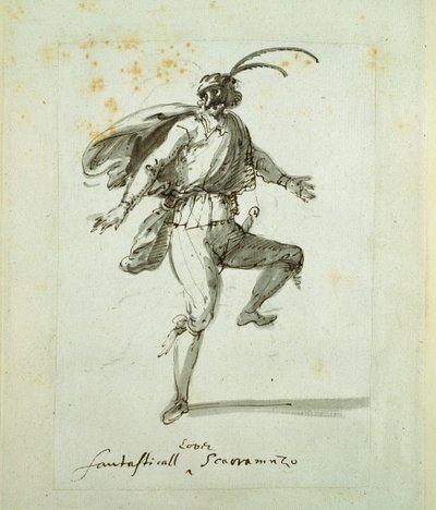 Een fantastische schaduwrijke minnaar door Inigo Jones