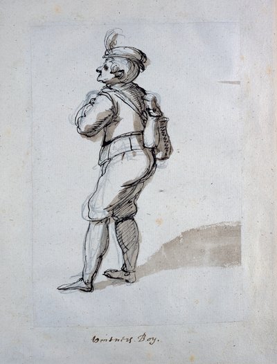Een wijnjongen door Inigo Jones