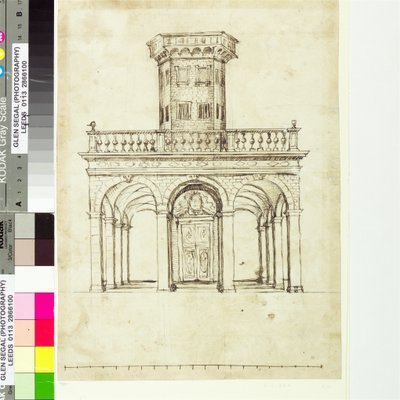 Ontwerp voor het Paleis van Roem, uit het hofmasker 