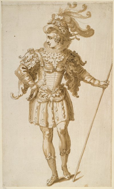 Begeleiding van de hertog van York door Inigo Jones
