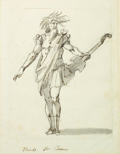 Overstromingen: het koor, c.1631 door Inigo Jones