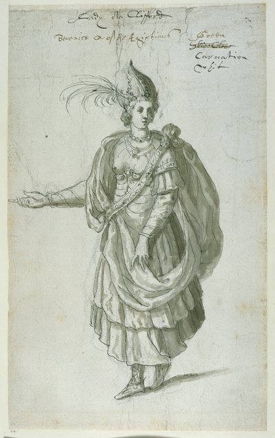 Koningin Berenice van Egypte door Inigo Jones