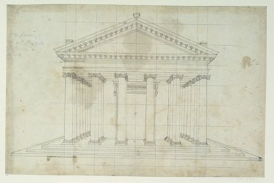De Tweede Tempel van Diana, c.1635 door Inigo Jones