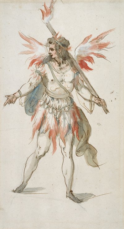Fakkeldrager: een vurige geest door Inigo Jones