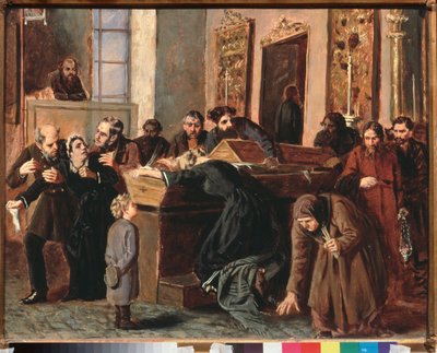 Afscheid van de dode door Iosif Petrovich Volkov