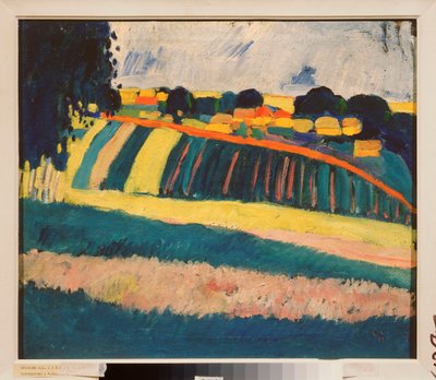 Landschap met een weg door Iosiph Solomonovich Shkolnik