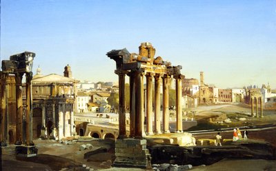 Foro Romano door Ippolito Caffi