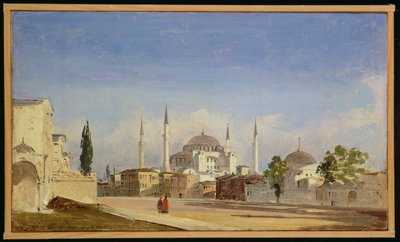 Haghia Sophia, Constantinopel, 1843 door Ippolito Caffi