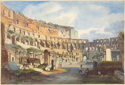 Interieur van het Colosseum door Ippolito Caffi