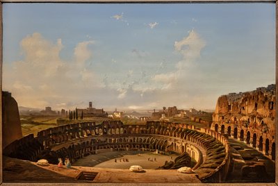 Interieur van het Colosseum door Ippolito Caffi