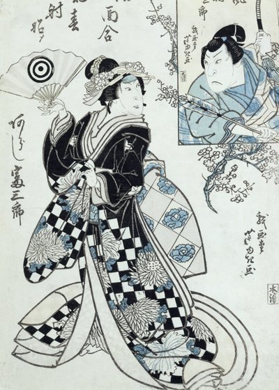 Een theatrale scène door Ippyotei Ashiyuki