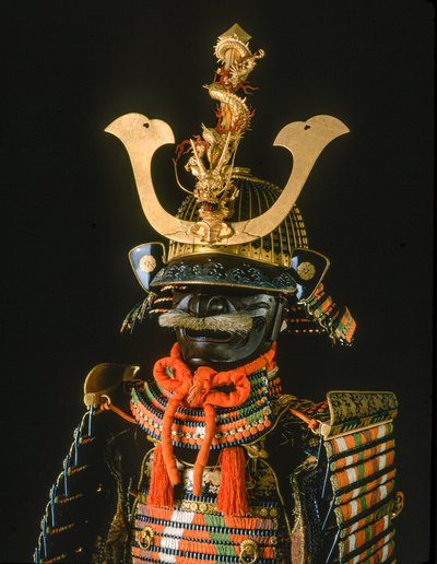 Samurai - Vrouwelijk harnas. Verticale Kam, Ikeda Familie, Hayashibara Museum of Art door Ira Block