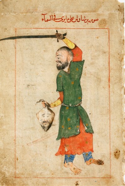 Het sterrenbeeld Perseus uit het Boek der Vaste Sterren door Al-Sufi door Iranian Master