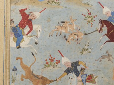 Folio uit een Khamsa door Iranian School