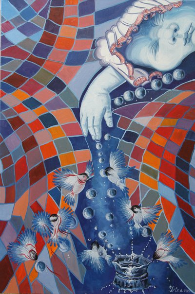 De Recreatie van Regendruppels, 2015 door Irina Corduban