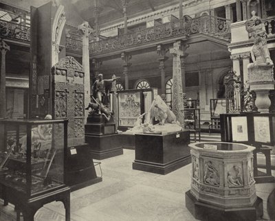 Centrale hof, Dublin Museum voor Wetenschap en Kunst door Irish Photographer