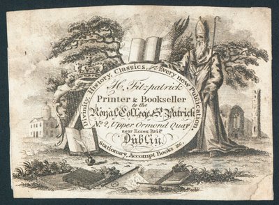 H Fitzpatrick, drukker & boekverkoper van het Royal College of Saint Patrick door Irish School