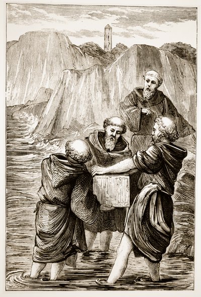 St. Brigits doos, uit The Trias Thaumaturga, of Three Wonder-Working Saints of Ireland, door Mary Cusack, gepubliceerd ca. 1890s door Irish School