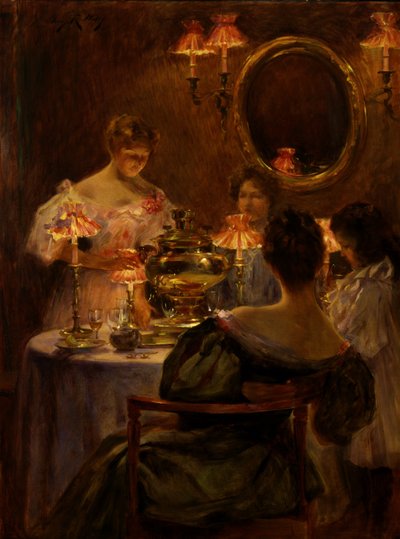 Russische thee door Irving R. Wiles