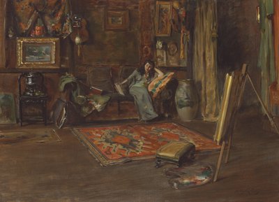 Interieur van William Merritt Chase