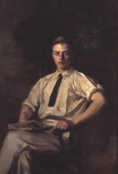 Portret van Sydney Clark door Irving Ramsay Wiles