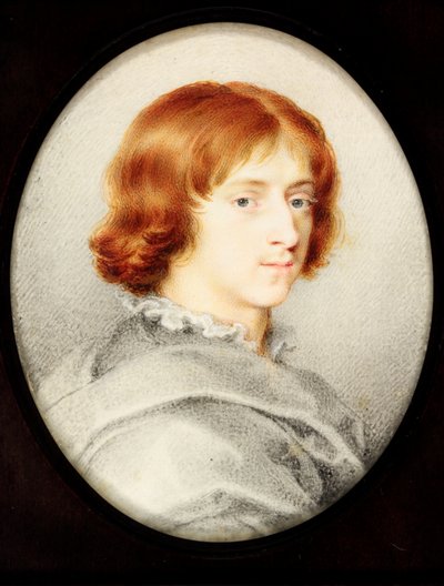 Een jonge heer traditioneel geïdentificeerd als Isaac Oliver de Jongere, de zoon van de schilder door Isaac (attr. to) Oliver