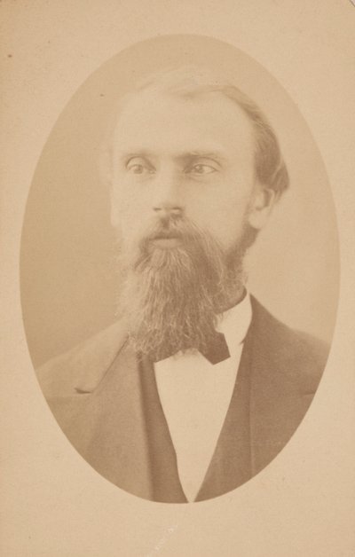 Portret van Gustavus Detlef Hinrichs 1836-1923, 1872 door Isaac Augustus Wetherby