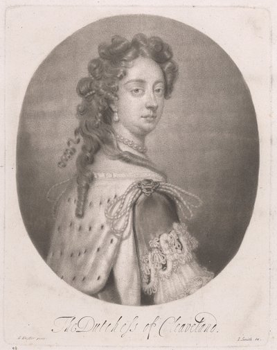 Barbara, Hertogin van Cleveland (overleden 1709) door Isaac Beckett
