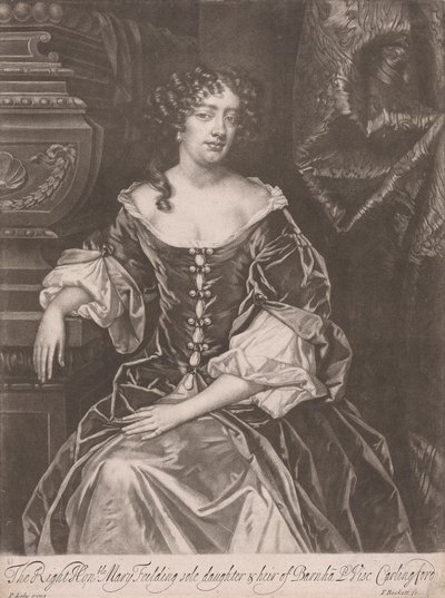 De Eerwaarde Mary Feilding, enige dochter en erfgenaam van Barnha Lord Viscount Cardingford door Isaac Beckett