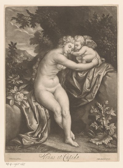 Venus en Cupido door Isaac Beckett