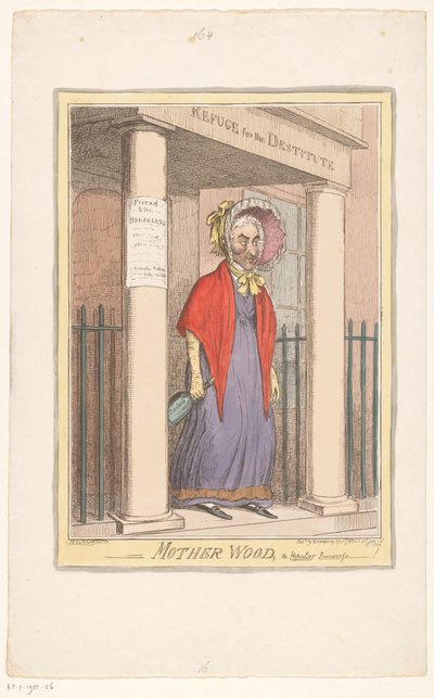 Spotprent op Sir Matthew Wood, 1820 door Isaac Cruikshank